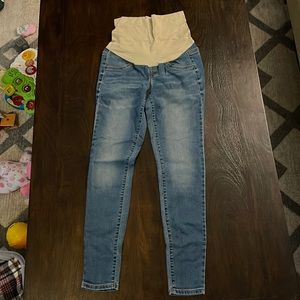 A•glow maternity jeggings, size 2